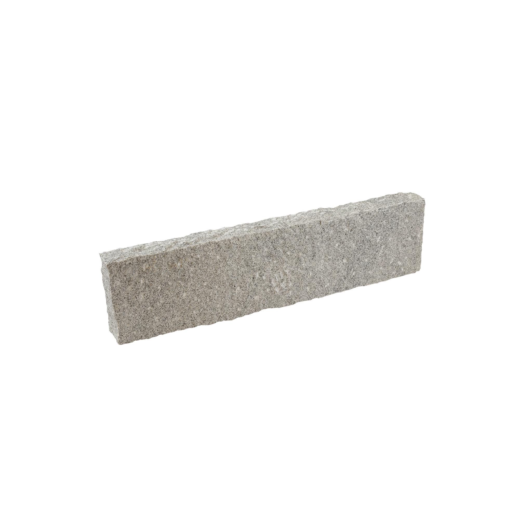 Kantenstein, Granit grau (Rock) gespalten